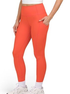 Greyson Soleil Pocket Leggings New Poppy Orange